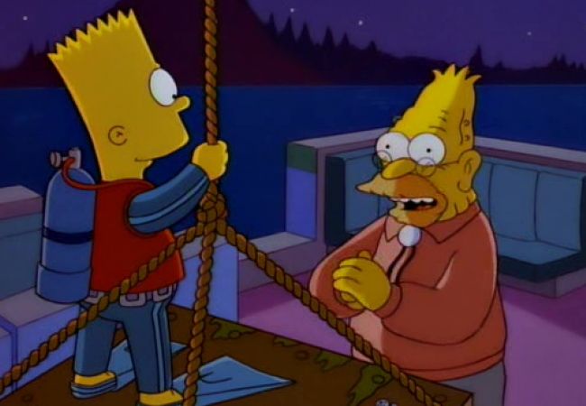Simpson und sein Enkel in 