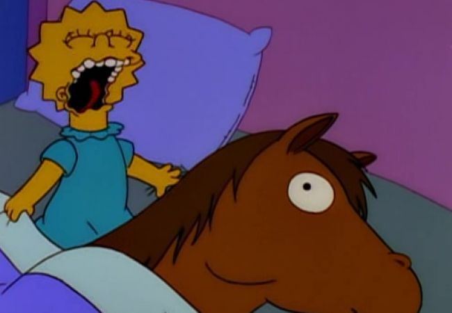 Ein&nbsp;Pony&nbsp;liegt&nbsp;in&nbsp;Lisas&nbsp;Bett.