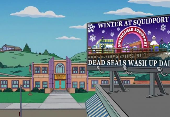 Winter at Squidport - Dead Seals Wash Up Daily / Werbegag aus Freundschaftsanfrage von Lisa